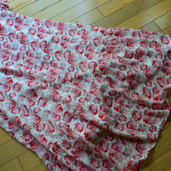 & Other Stories Flutter Sleeve Wrap Midi Dress EUR 44 fits XL US - Picture 11 of 15